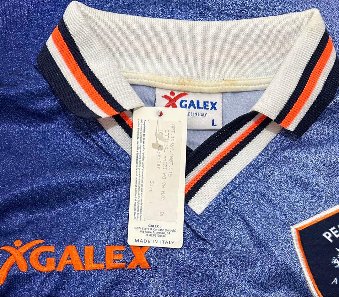 新品未使用 98/99 ペルージャ ♯7 中田英寿【Lサイズ】アウェイGALEX