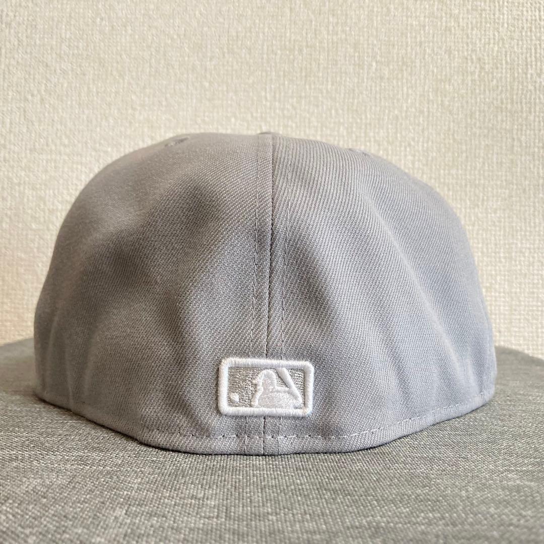 【海外限定】758 ニューエラ ロサンゼルスドジャース 59FIFTY グレー