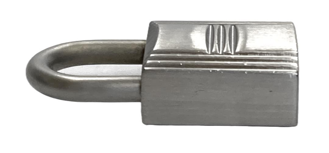 エルメス カデナ＆キー＆革紐 No.120 ツヤ消し 中古品 (77105)