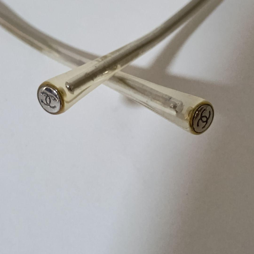 CHANEL シャネル シルバー リムレス サングラス 4017-D 希少