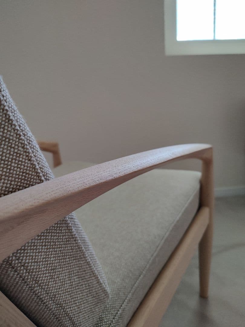 カイクリスチャンセン　ペーパーナイフソファ　オーク　無塗装（特別仕様）