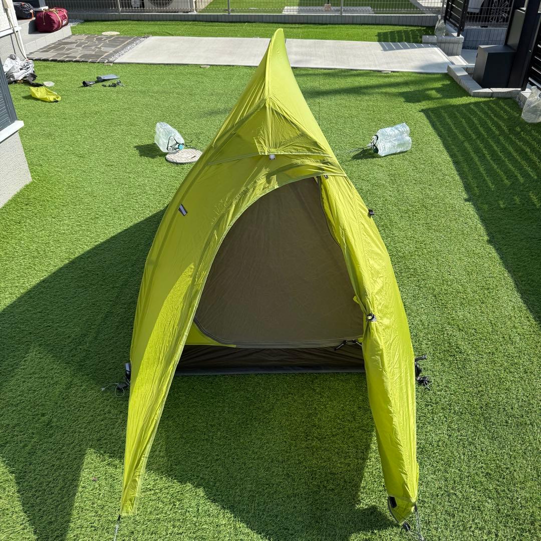 ネイチャーハイク クラウドアップ1 山岳テント グリーン