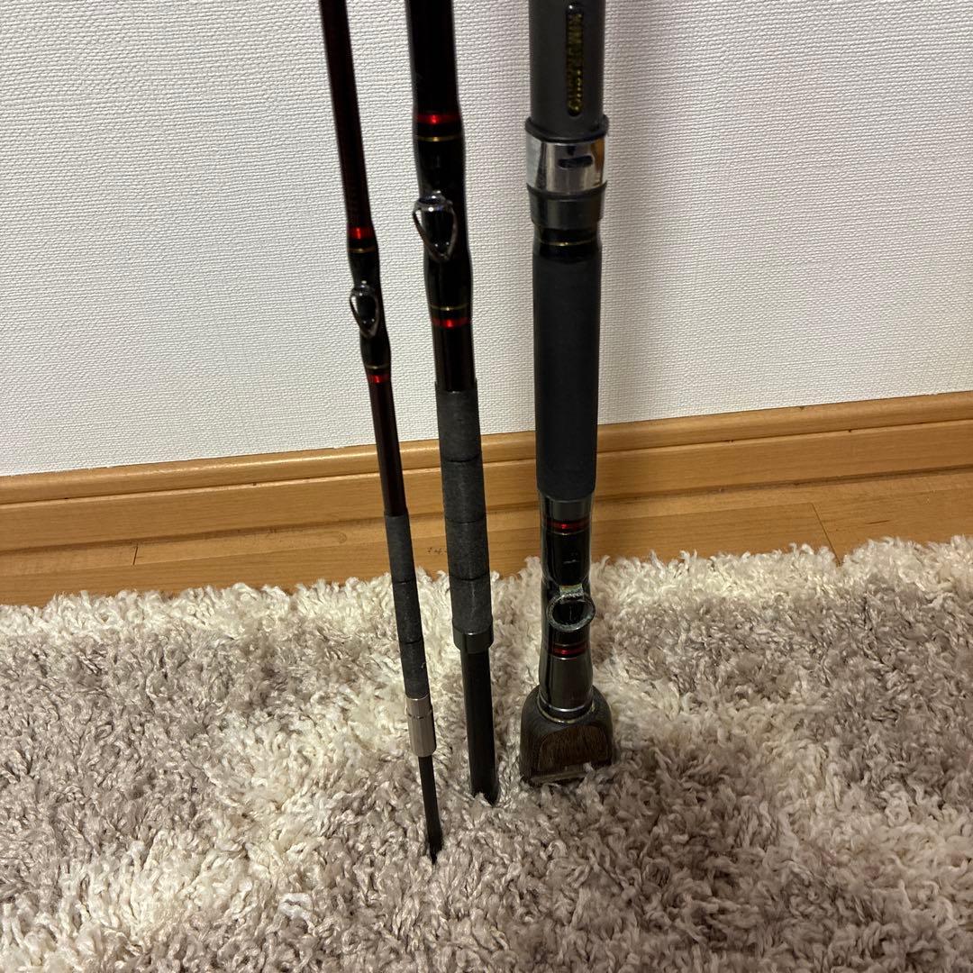 KING 500M 磯竿 黒/赤 カーボン製石鯛