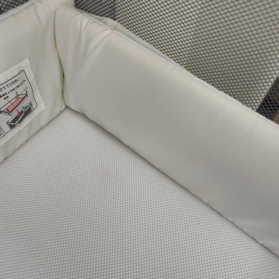 上位モデル Apricaベビーベッド ココネルエアー グレーベアー1