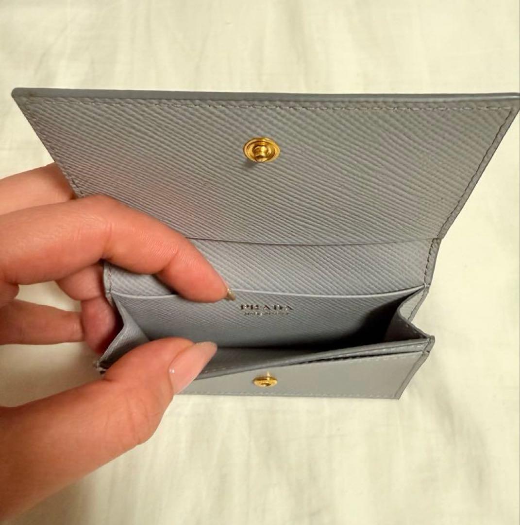 PRADA プラダ　サフィアーノ　名刺入れ