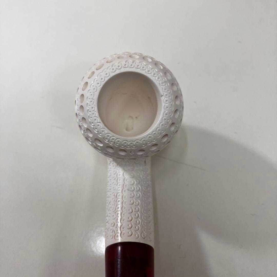 Meerschaum Pipe ミアシェルム パイプ 海泡石 専用ケース付