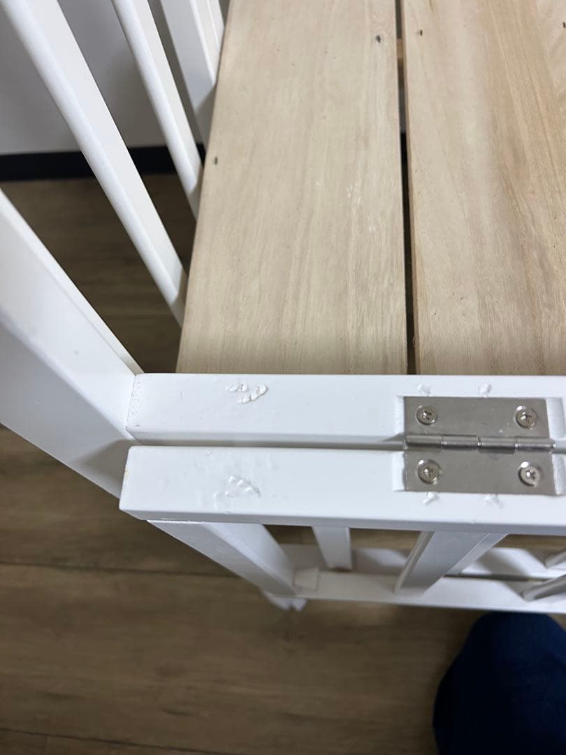 カトージ ミニベビーベッド ホワイト 折りたたみ 60×90cm 寝具、説明書付