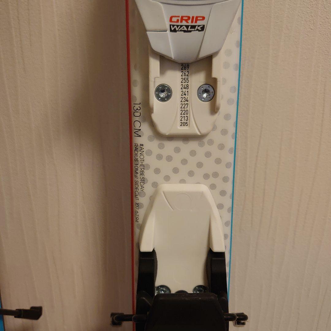 【美品】ROSSIGNOL JR　スキー板　130cm　花火柄