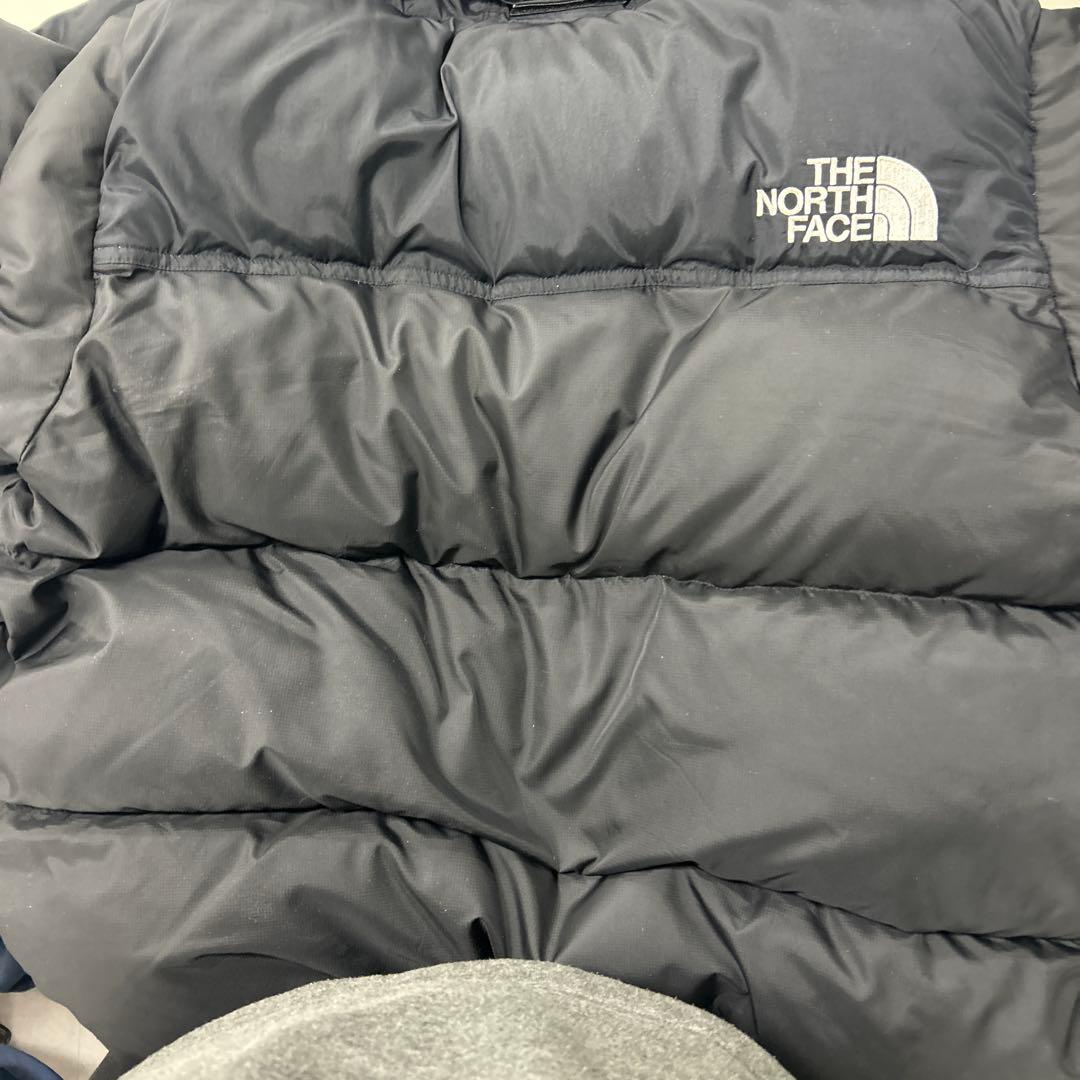 THE NORTH FACE ブラック ダウンジャケット ショートヌプシ