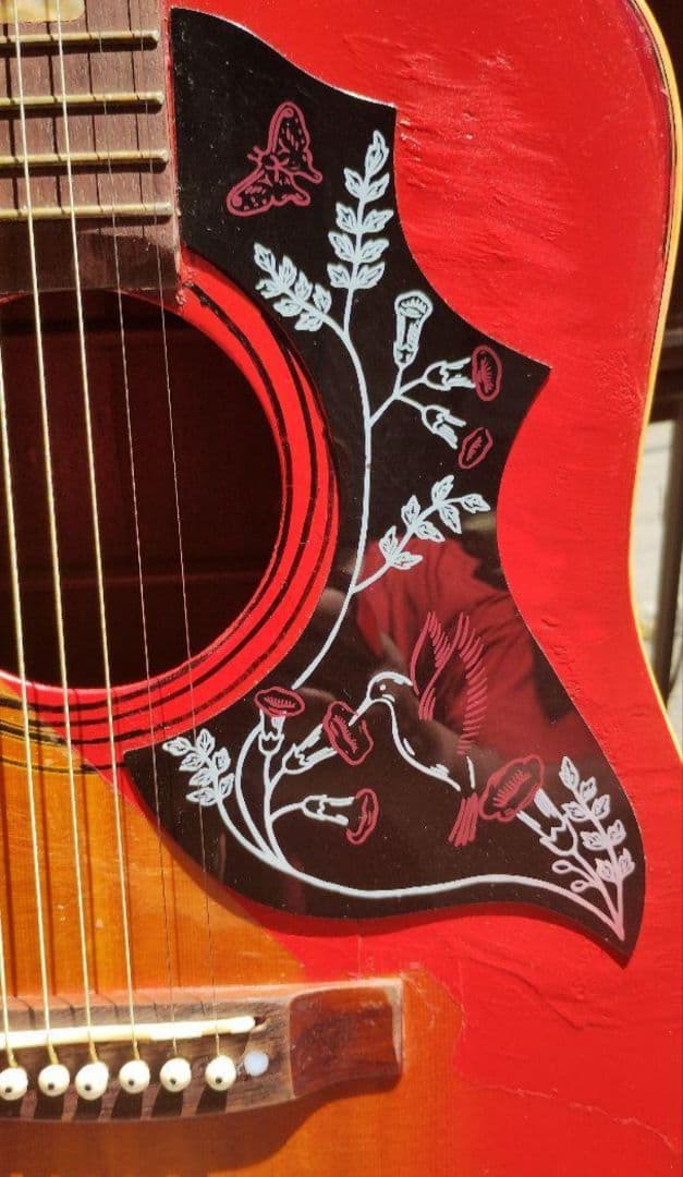 ストリートで！ ハミングバード PU付エレアコ ビンテージ！