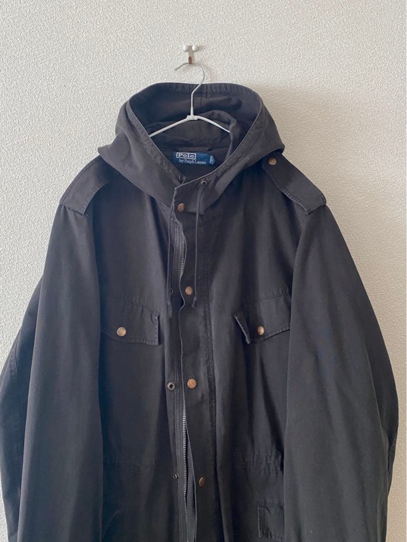 ラルフローレン メンズ モッズコート ブラック系 L