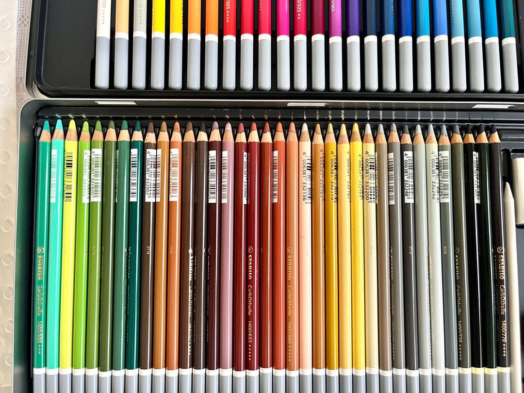 N*l様 スタビロ カーブオテロ 60色 パステル色鉛筆