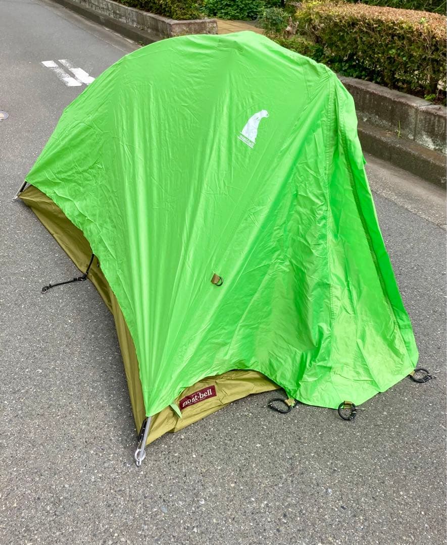 モンベルmont-bell ムーンライトテント　旧1型　専用グランドシート付