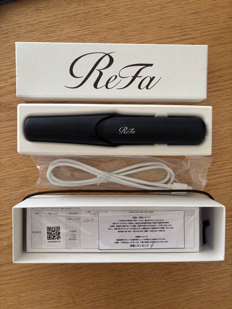 ReFa フィンガーアイロンST ブラック