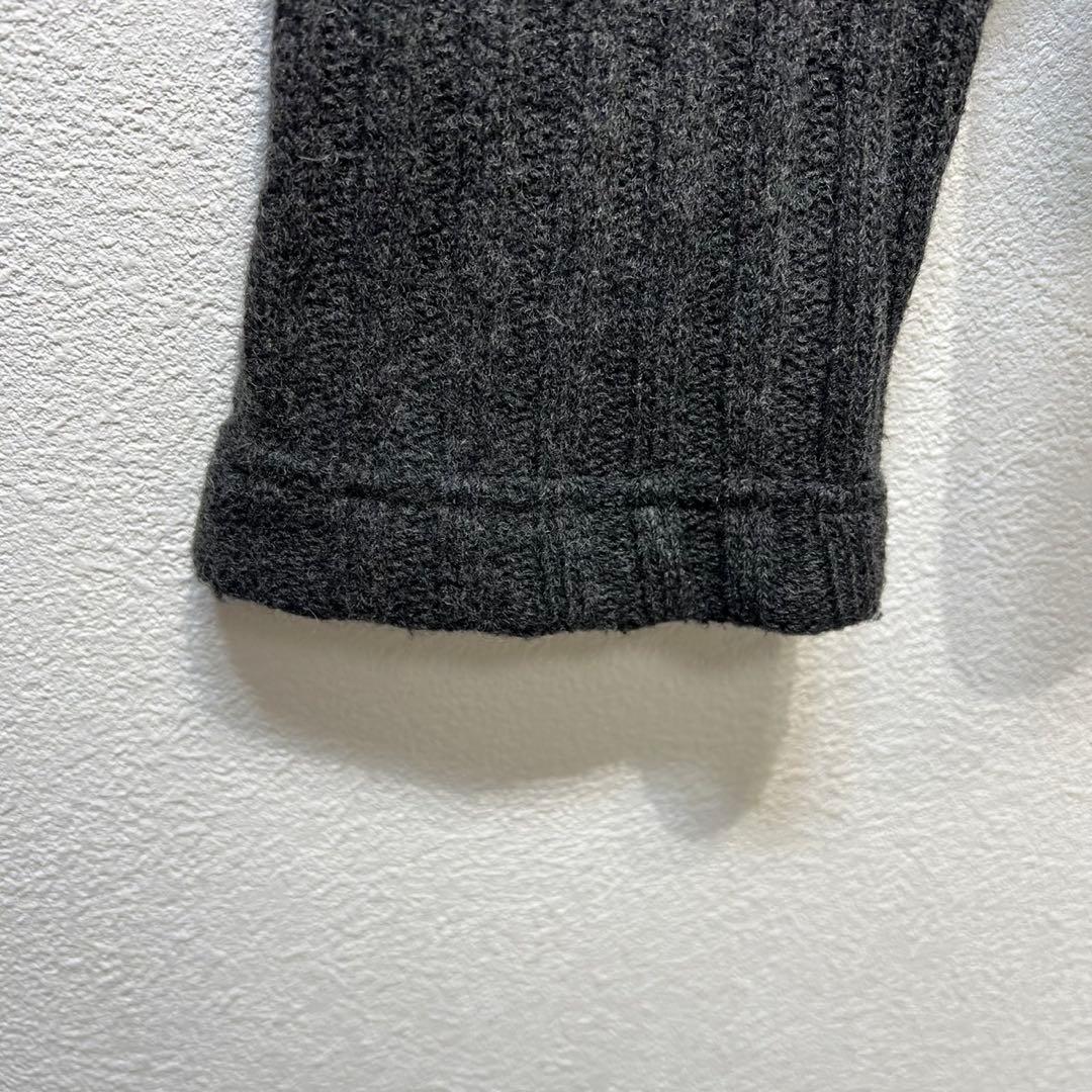 希少 美品 ドルチェアンドガッバーナ 上質 ウール Vネック リブ ニット 48