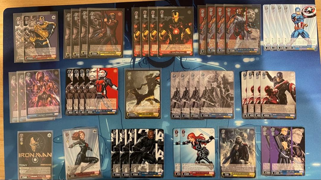 ヴァイスMARVELマーベルvol.2 4コン+vol.3 4コン+デッキパーツ