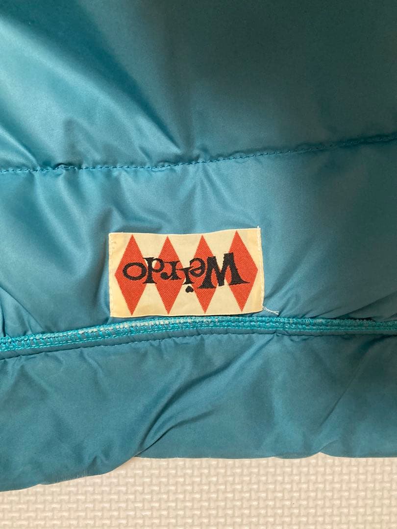 WEIRDO ウィアード GLAD HAND グラッドハンド　ダウンベスト 水色