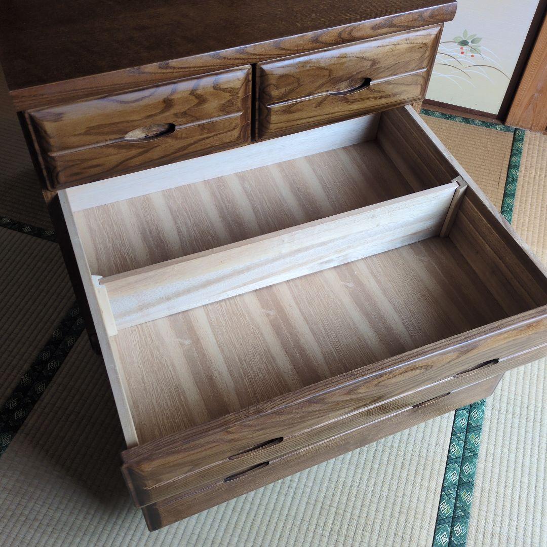 昭和レトロ 押入れタンス 木目調 和風タンス 引き出し