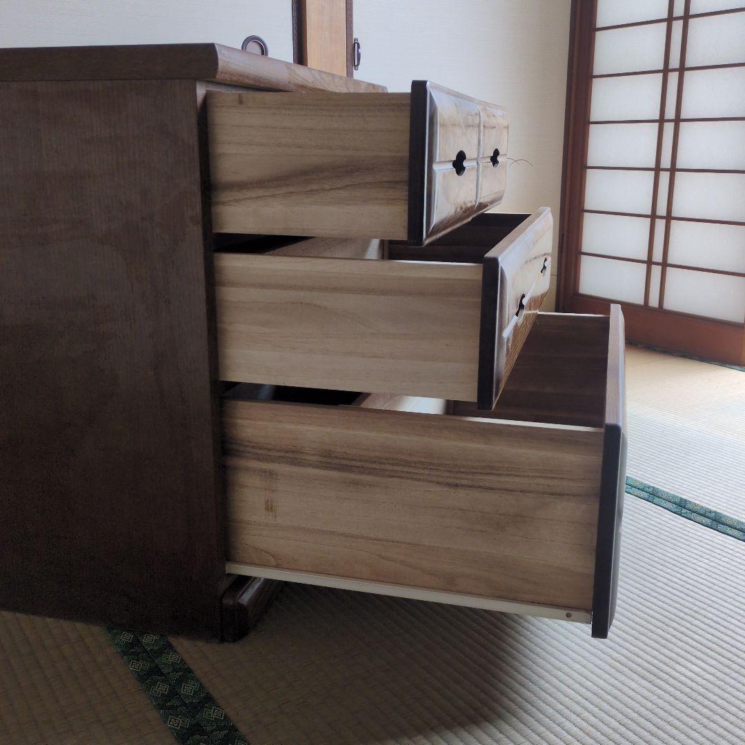 昭和レトロ 押入れタンス 木目調 和風タンス 引き出し