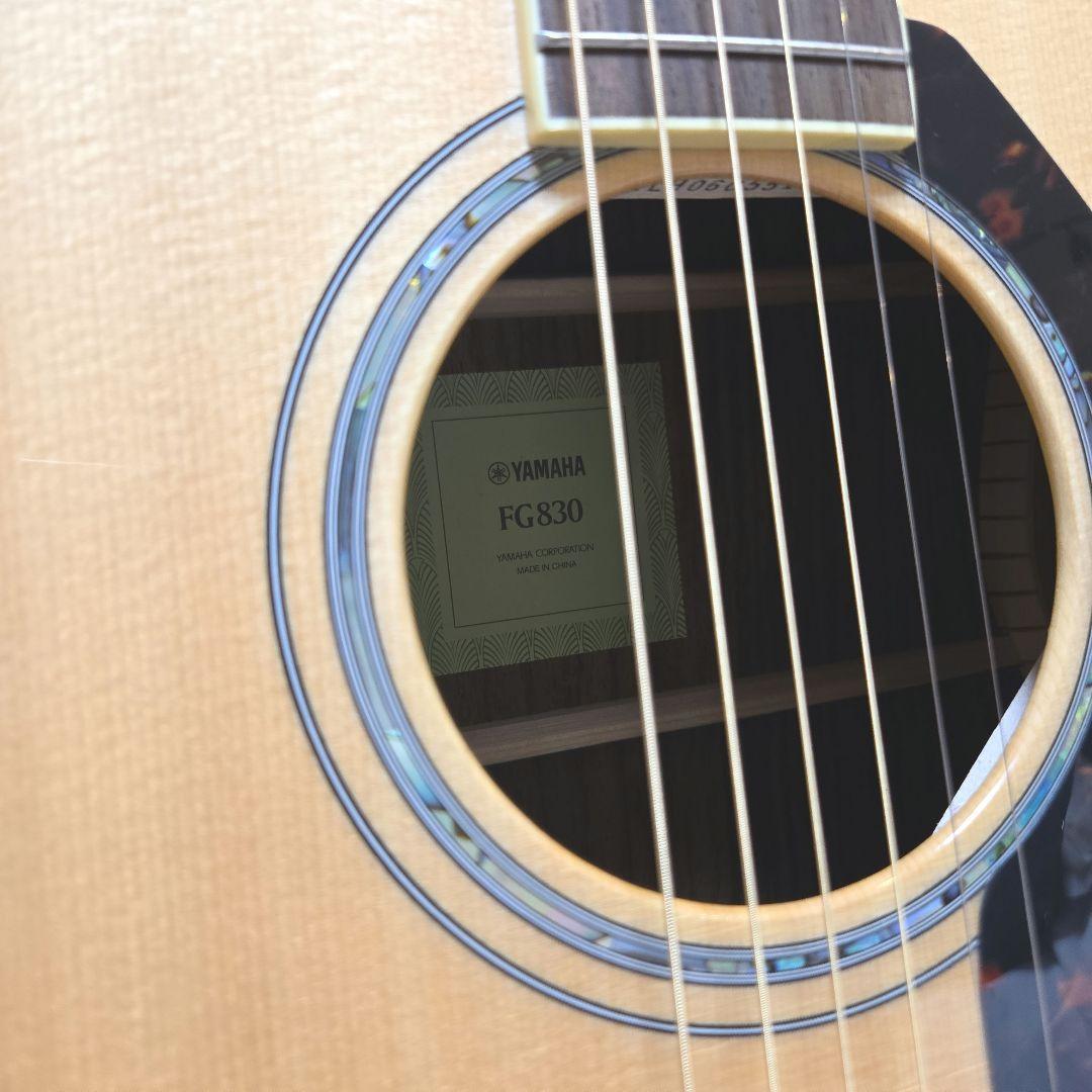 【美品】YAMAHA アコースティックギター FG830 ナチュラル