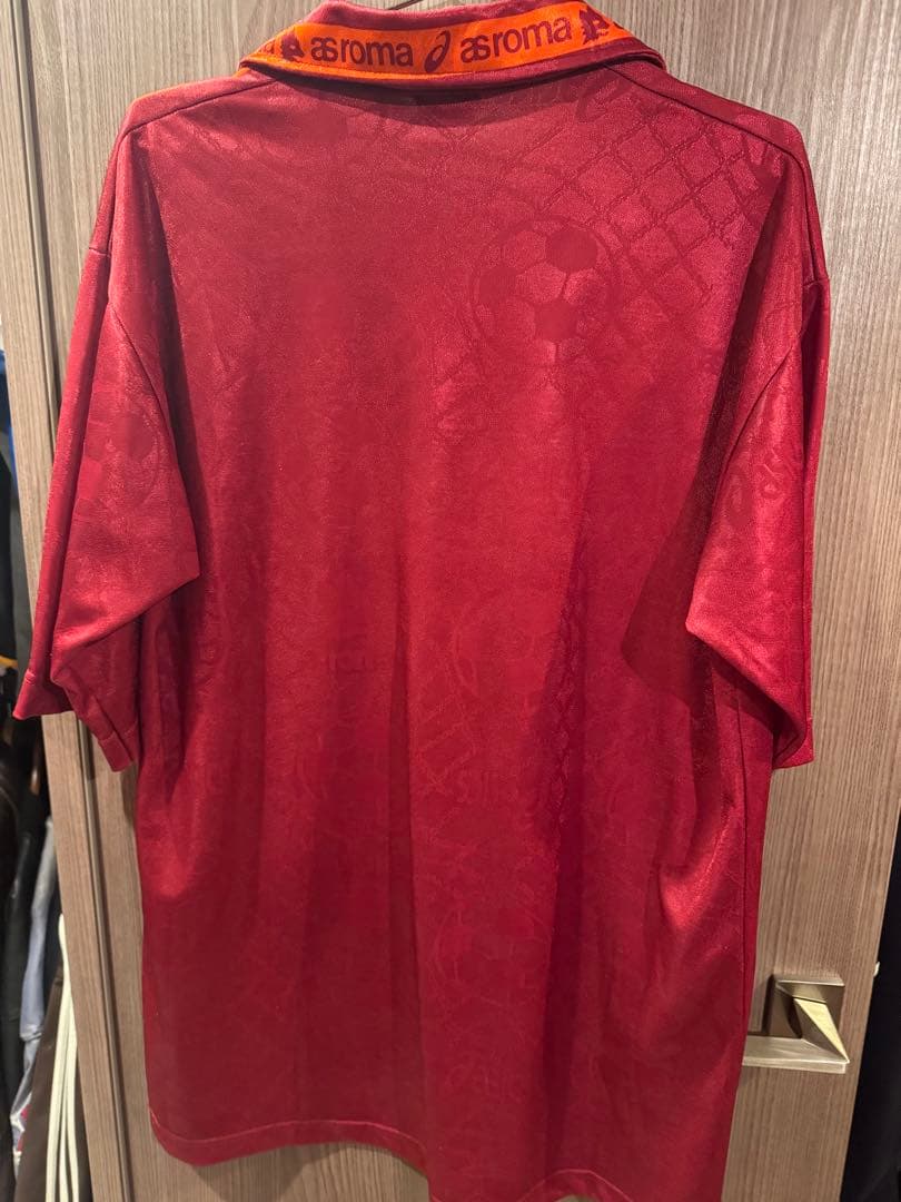 ビンテージ アシックス ASローマ ユニフォーム フットボール