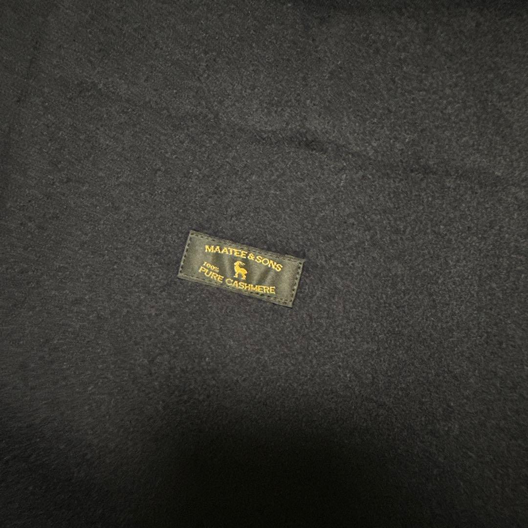 maatee&sons 22aw カシミヤリバーベスト サイズ3 ネイビー