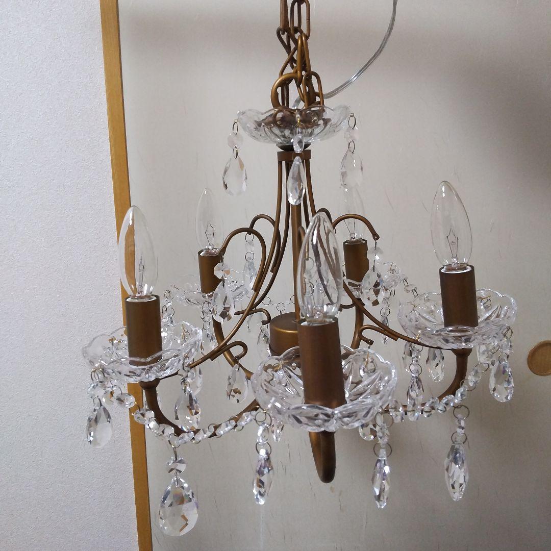 東京インテリア アンティーク風シャンデリア 5灯