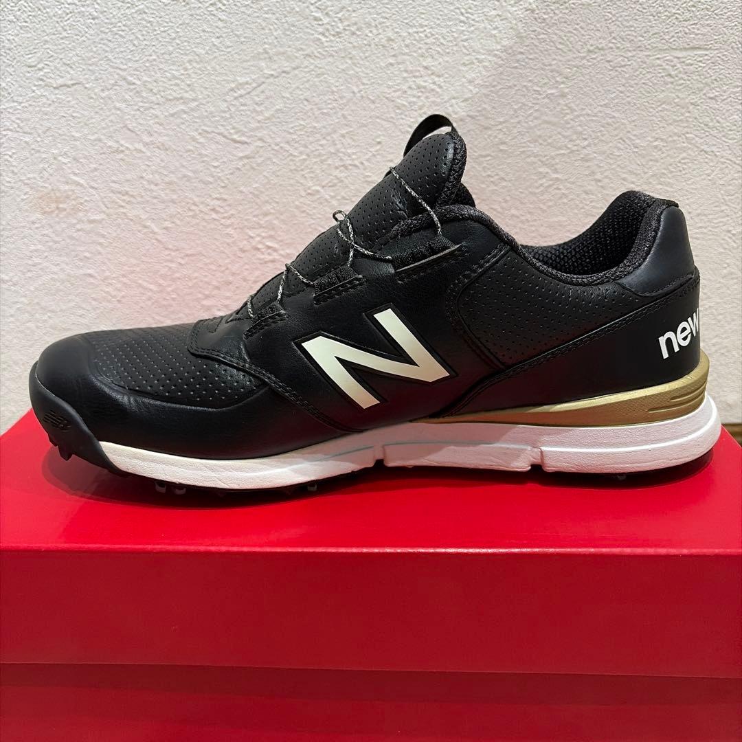 New Balance 574 ゴルフシューズ ブラック