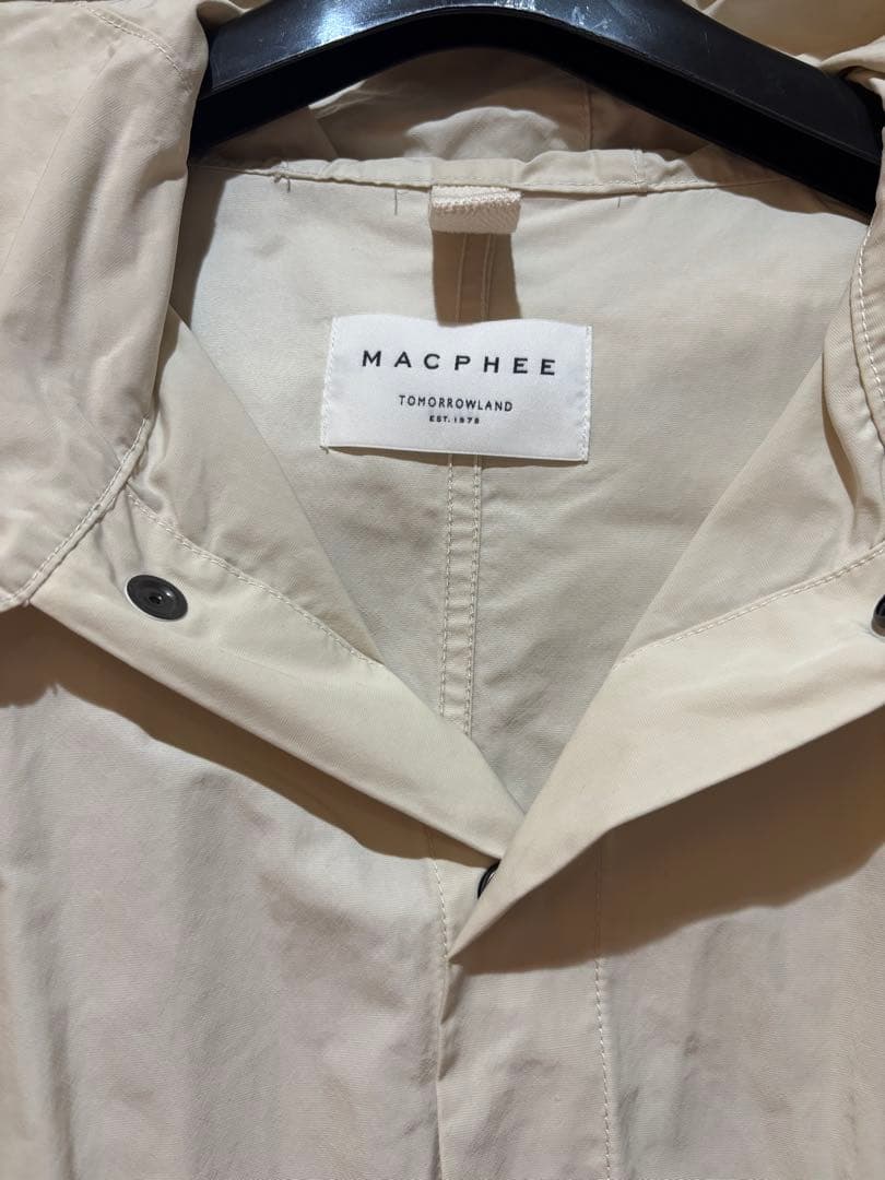 【トゥモローランド】　コットンポリエステルメモリーグログラン モッズコート