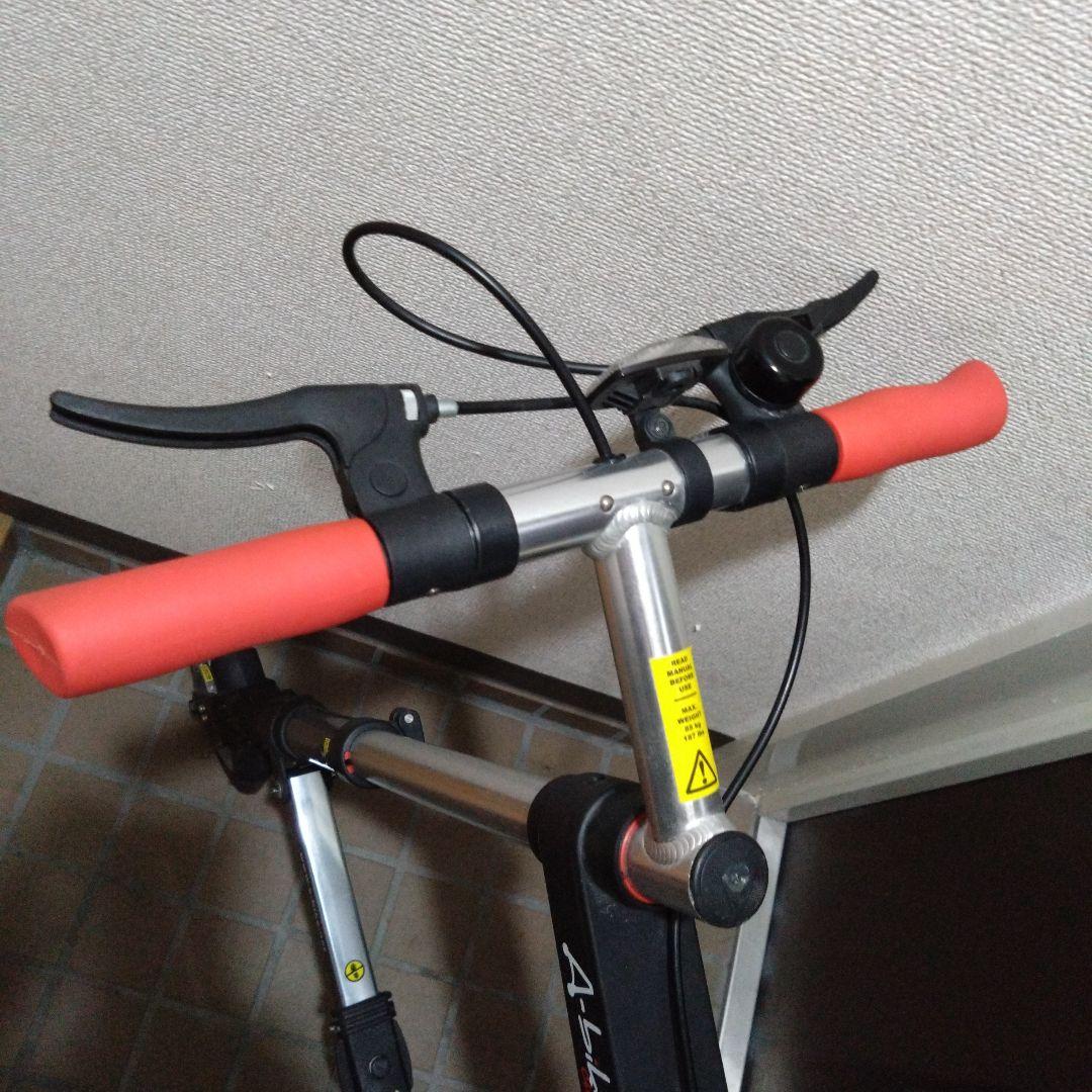 K*a様 A-bike city 折りたたみ自転車 シルバー/レッド