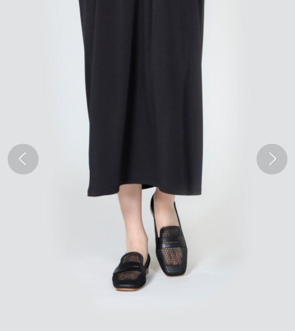 PELLICO メッシュローファー 黒