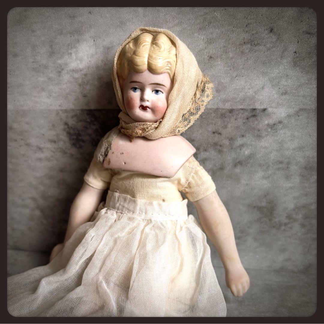 アンティーク ブロンドパリアンドール　　　　　　　　　　　 ビスクドール