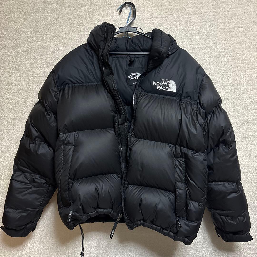 THE NORTH FACEエコヌプシ　 ブラック ダウンジャケット Lサイズ