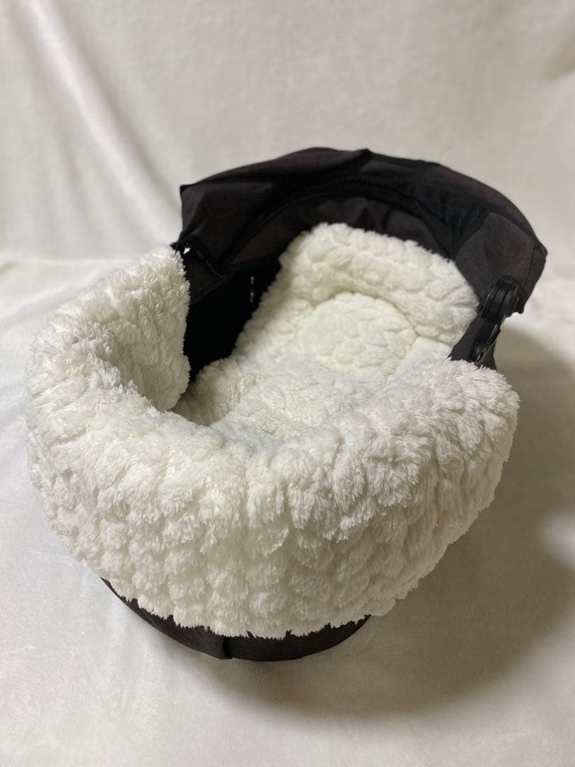 あごのせクッション　綿増量タイプ 片面ボア　中敷クッションセット