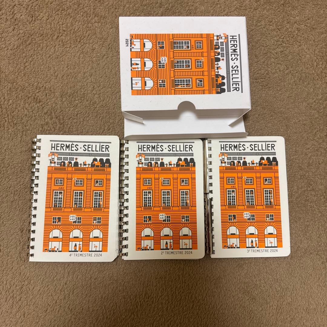 Hermesエルメス SELLIER ノートブック、メモ帳 、ステーショナリー