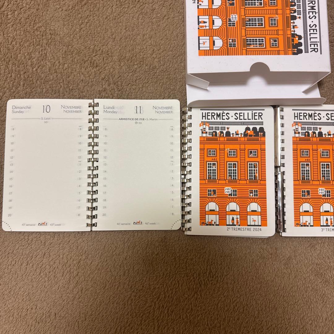 Hermesエルメス SELLIER ノートブック、メモ帳 、ステーショナリー