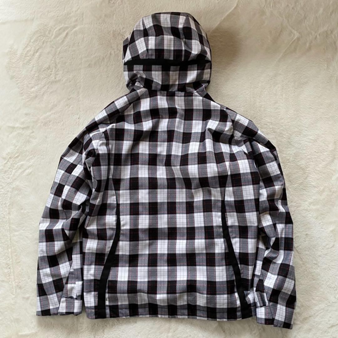 【美品】phenix スキーウェア　セットアップ　上下　チェック　ブラック　L