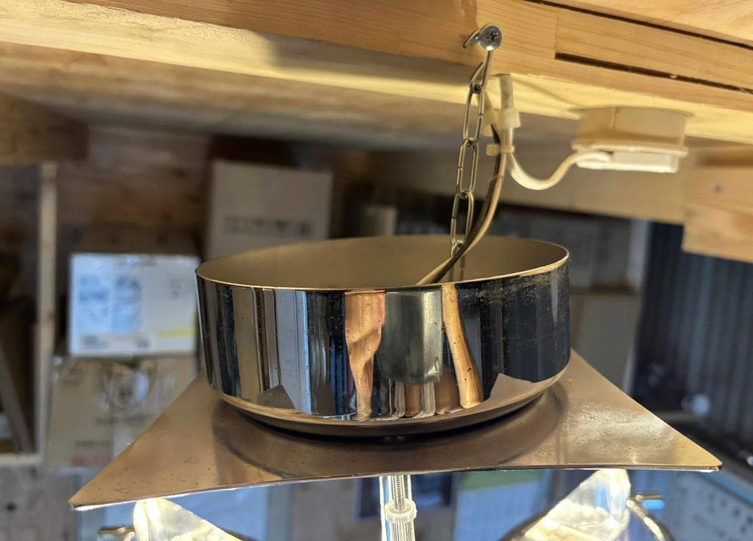 OTSUKA 大塚家具シャンデリアMAN-0885/4 約4灯 Used/キレイ