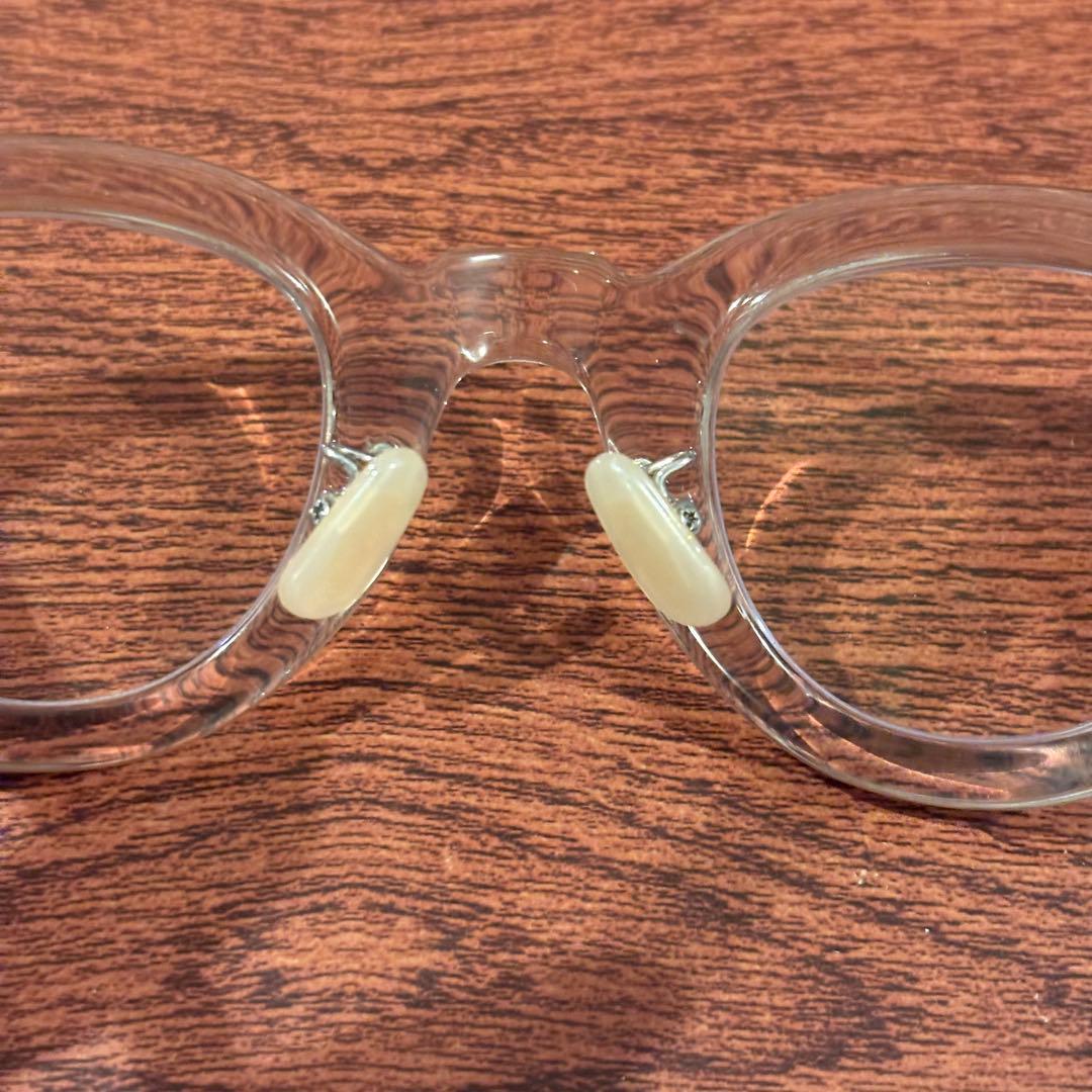 金子眼鏡 クリアメガネ
