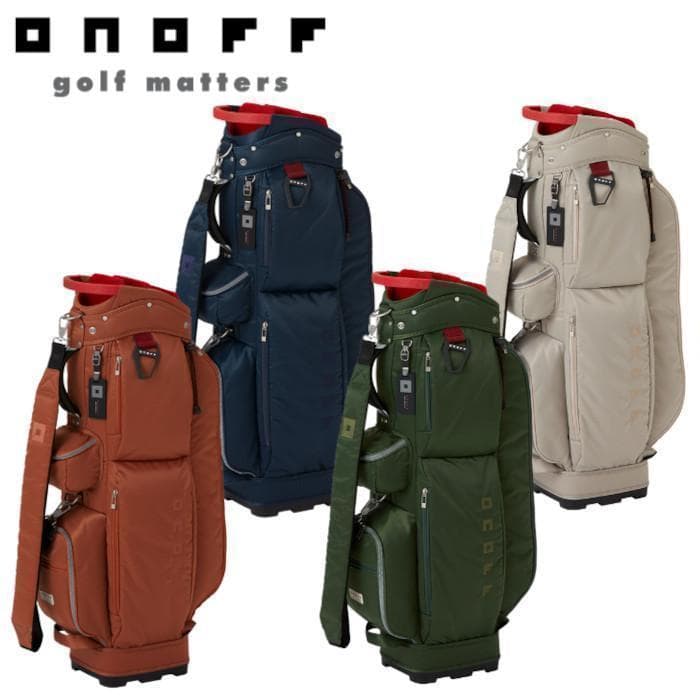 新品 ONOFF オノフ キャディバッグ OB0424 ダークネイビー