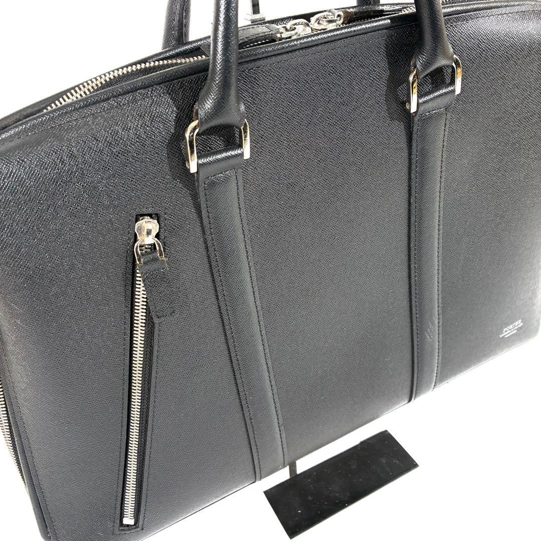 ポーター 吉田カバン アベニュー ブリーフケース ビズネスバッグ 黒 牛革