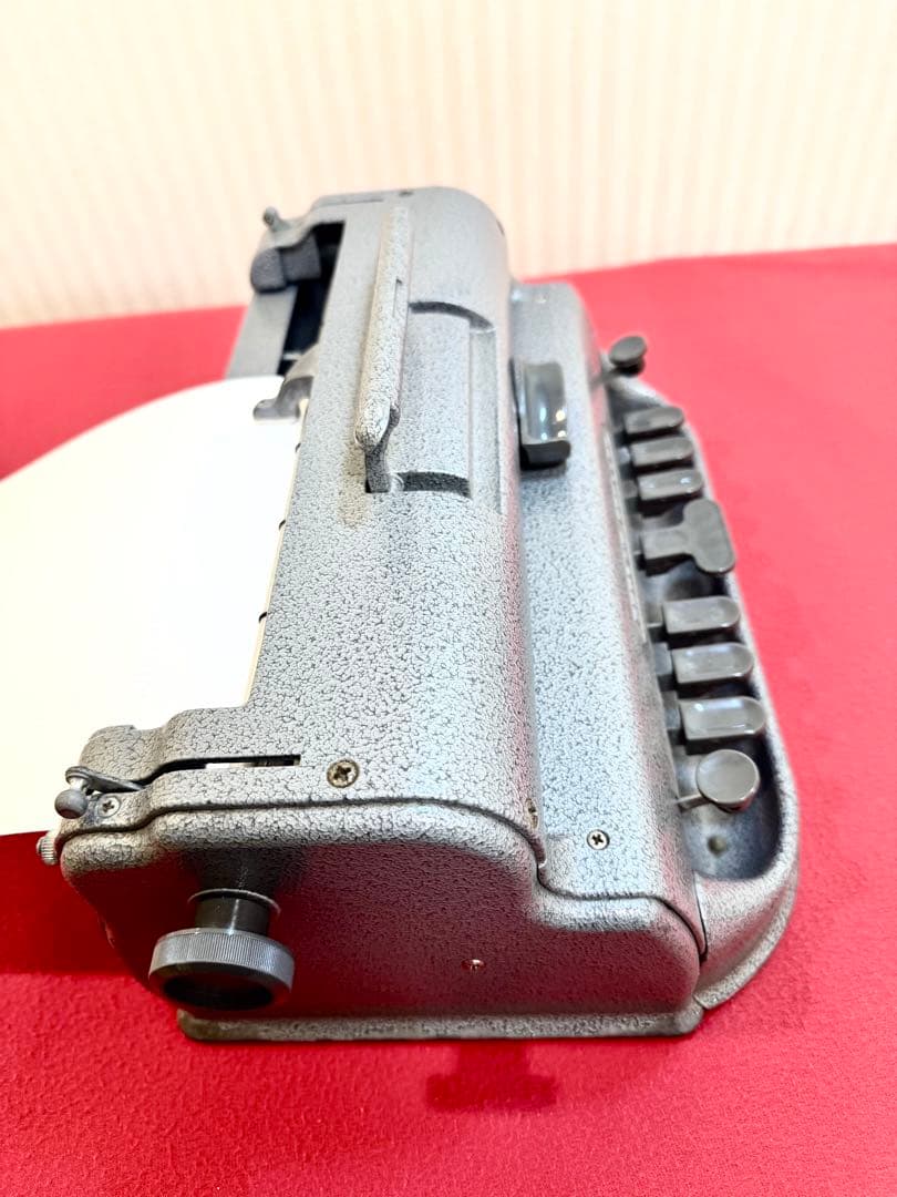 点字タイプライター PERKINS BRAILLER 末長くご利用ください。