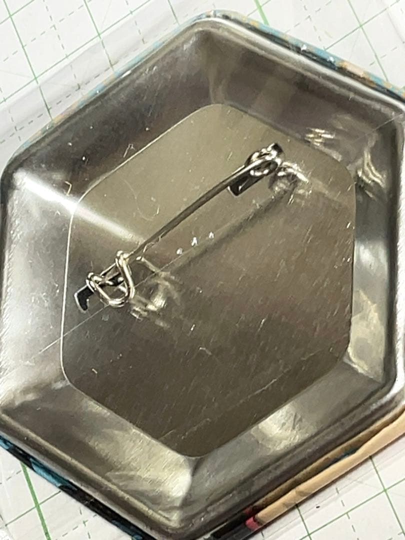 銀魂 一番カフェ 六角形 缶バッジ 坂田銀時　10点セット　まとめ売り