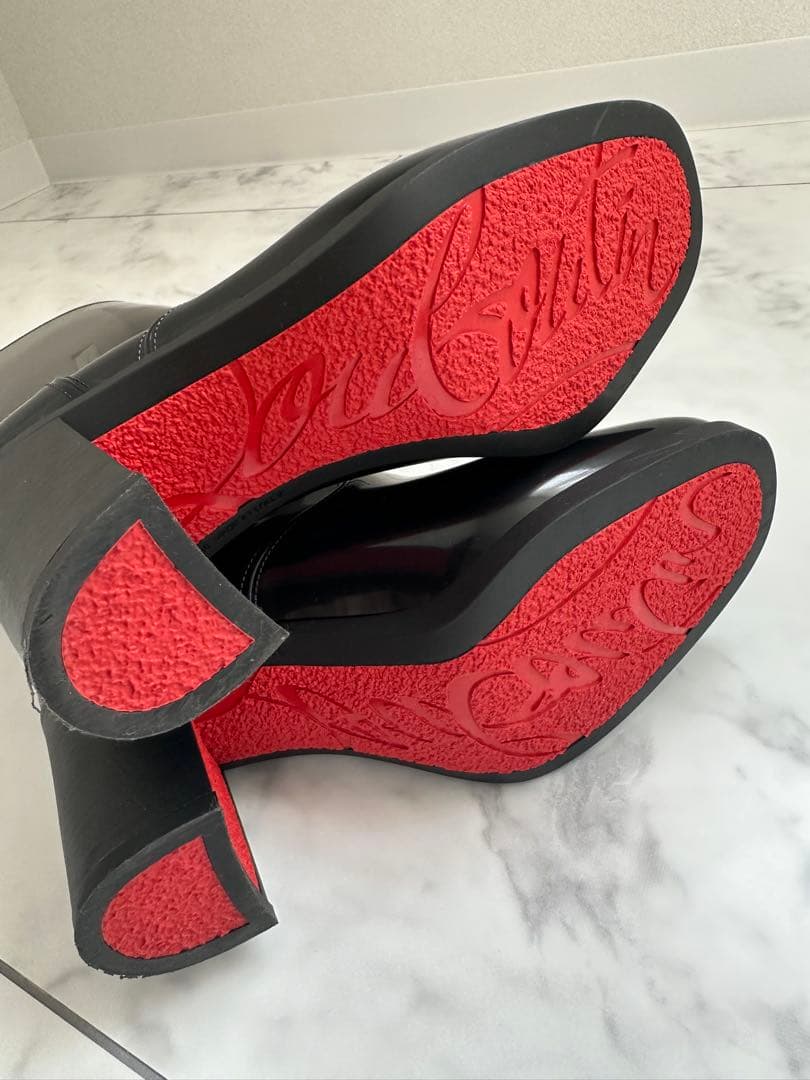 Christian Louboutin♡ブラックヒールレインシューズ