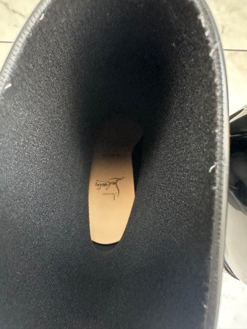 Christian Louboutin♡ブラックヒールレインシューズ