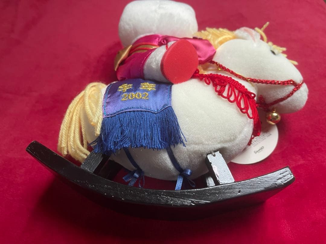 激レア·タグ付き☆ハローキティ 2002年 干支 午 馬 お正月 ぬいぐるみ