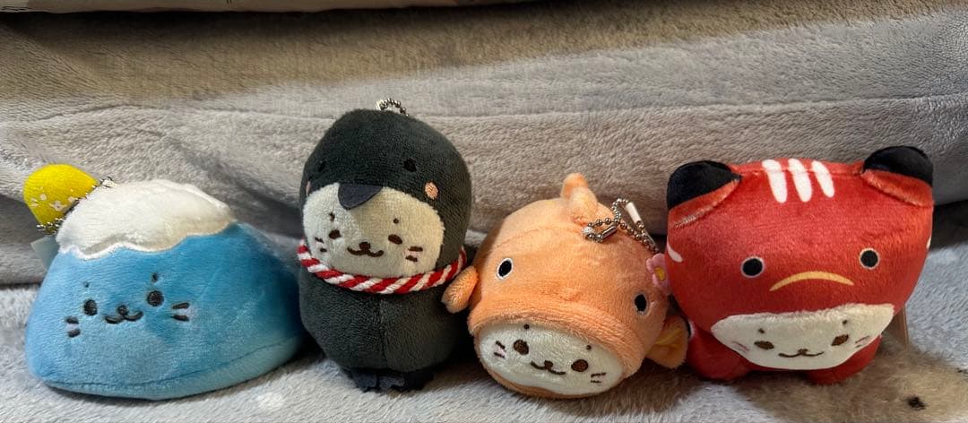 しろたん縁起物くじ　アマビエたんぬいぐるみ他セット