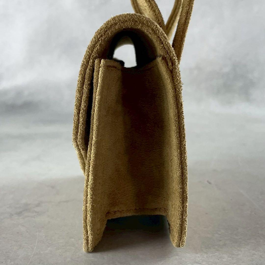 超希少 美品✨LOEWE 2wayミニウエストバッグ アナグラム スエード 総柄