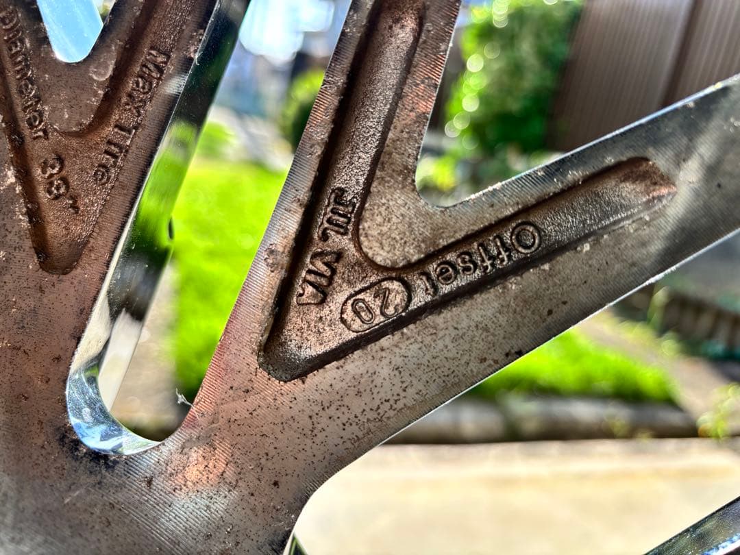 y*様 Sporza 20インチ　8.5J 10j ホイール　114.3