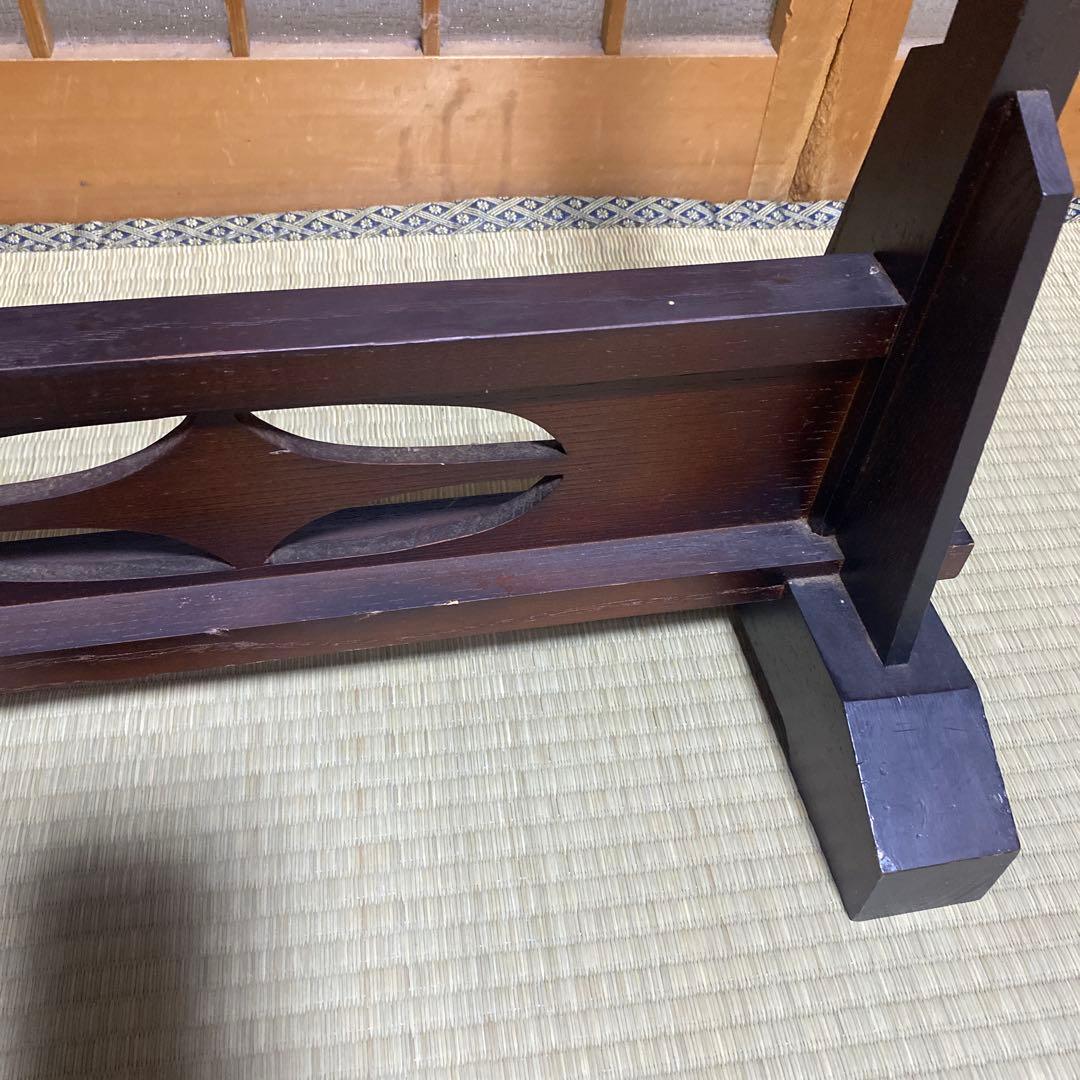 茶道具　②木枠　　※①銅羅とバチ（別売り） ①と②はセット販売です